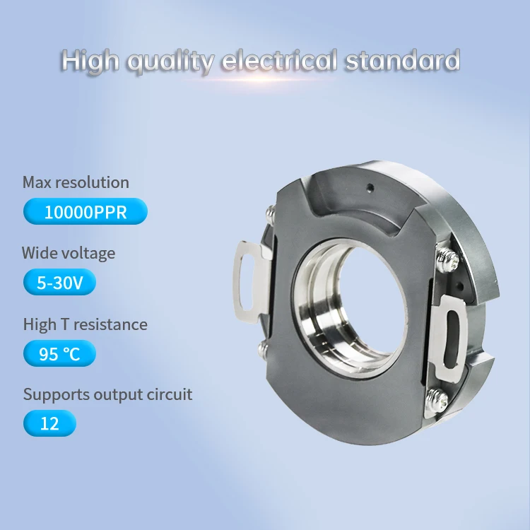 High resolution rotary encoder PN58 for numerical control of lathe spindle NPN TTL HTL output 4096ppr 10000ppr sensor encoder