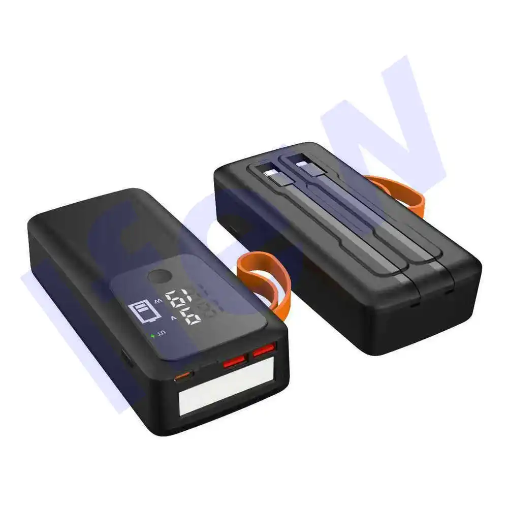 45W Empty Power Bank Case 21700 18650 Battery Housing For Powerbank Charging For Macbook Tablet PC DIY Power Station Box Shell