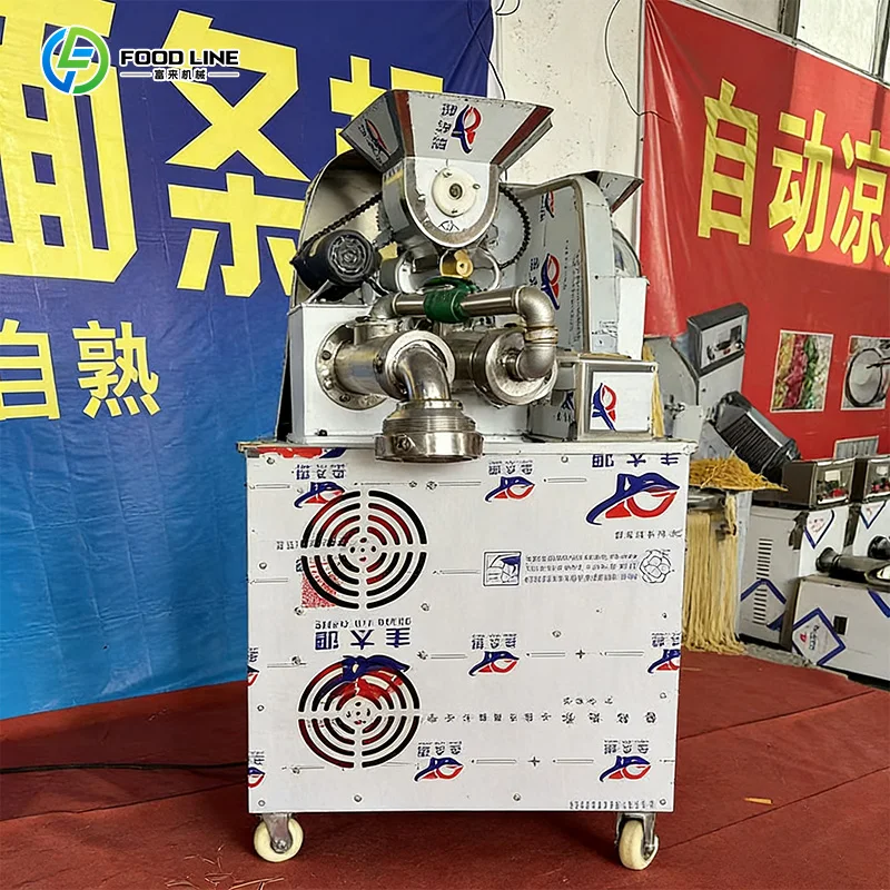 Customized Fully Automatic Pasta Packaging Production Line Macaroni Special-Shaped Forming Equipment Vacuum Dough Kneading Unit