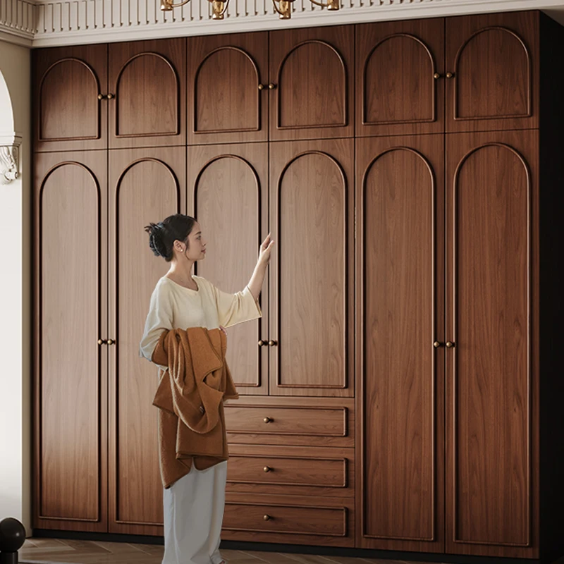 Cabinet Storage Wardrobe Space Saving Organizer Wooden Drawers Wardrobe Minimalist Cupboard Guarda Roupa Lounge Suite Furniture