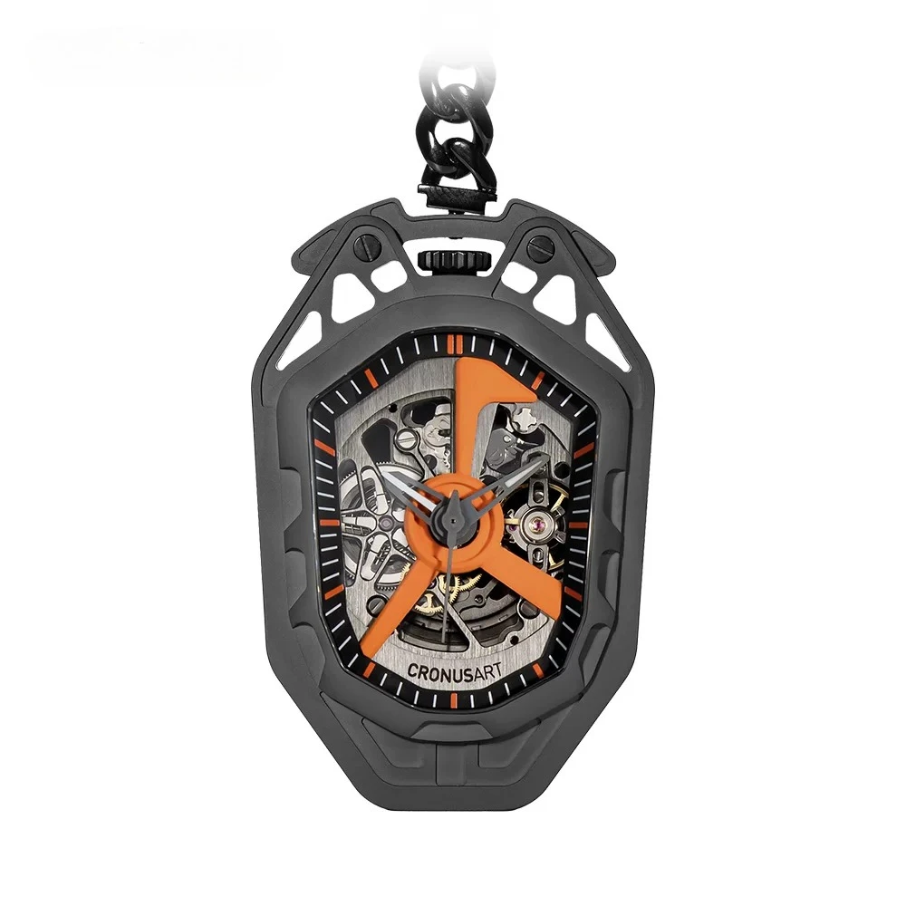Titanium Metal Different Series Chain Mechanical Watch Multi-style Trend Cool Men's Wall Watch