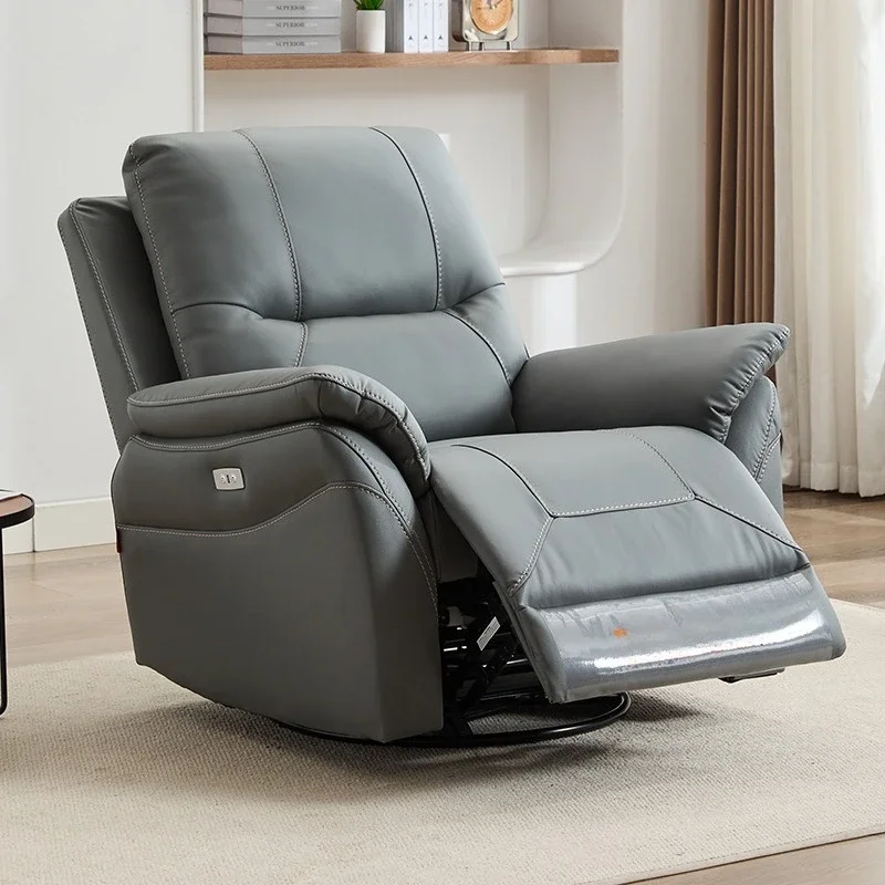 Canapé simple à capsule spatiale de première classe, inclinable électrique multifonction, pour dormir, salon, chambre à coucher