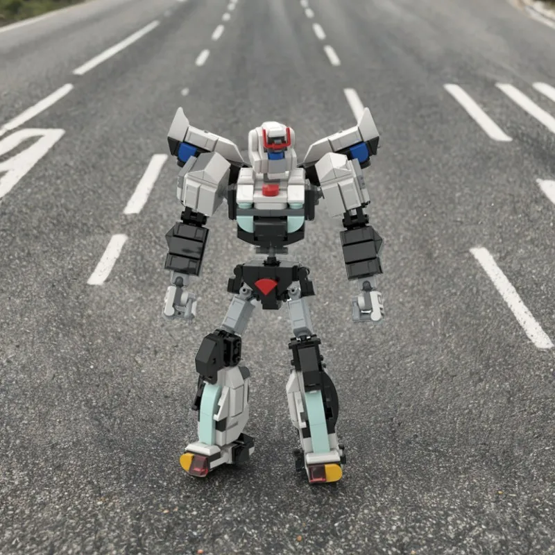 

346 шт. MOC Prowl Trans f0rmers модель автобота шарнирная скульптура робота креативная модель строительные блоки, игрушки «сделай сам» на день рождения подарок