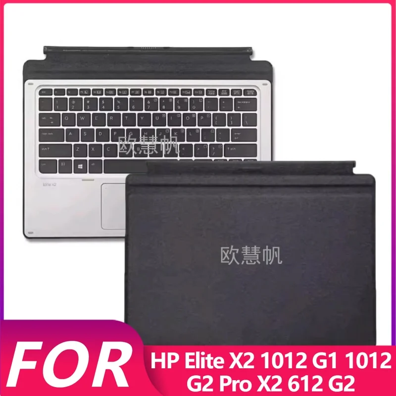 T New Original for HP Elite X2 1012 G1 1012 G2 Pro X2 612 G2 Laptop Palmrest Upper Cover US Keyboard with Touchpad