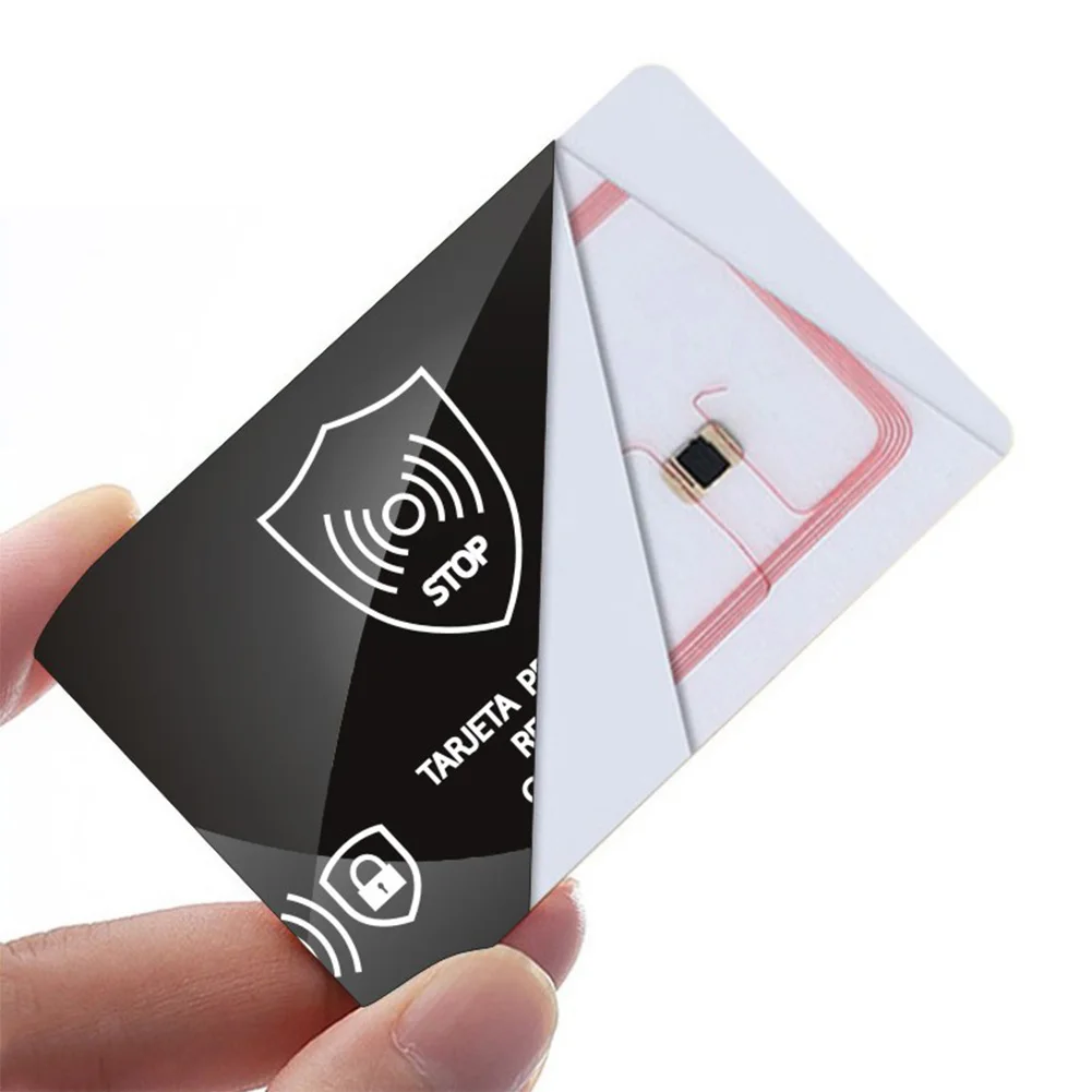 5Pcs RFID Blocking Card One Card Protects Entire Wallet NFC Debit Credit Card Passport Protector RFID Card Blocker
