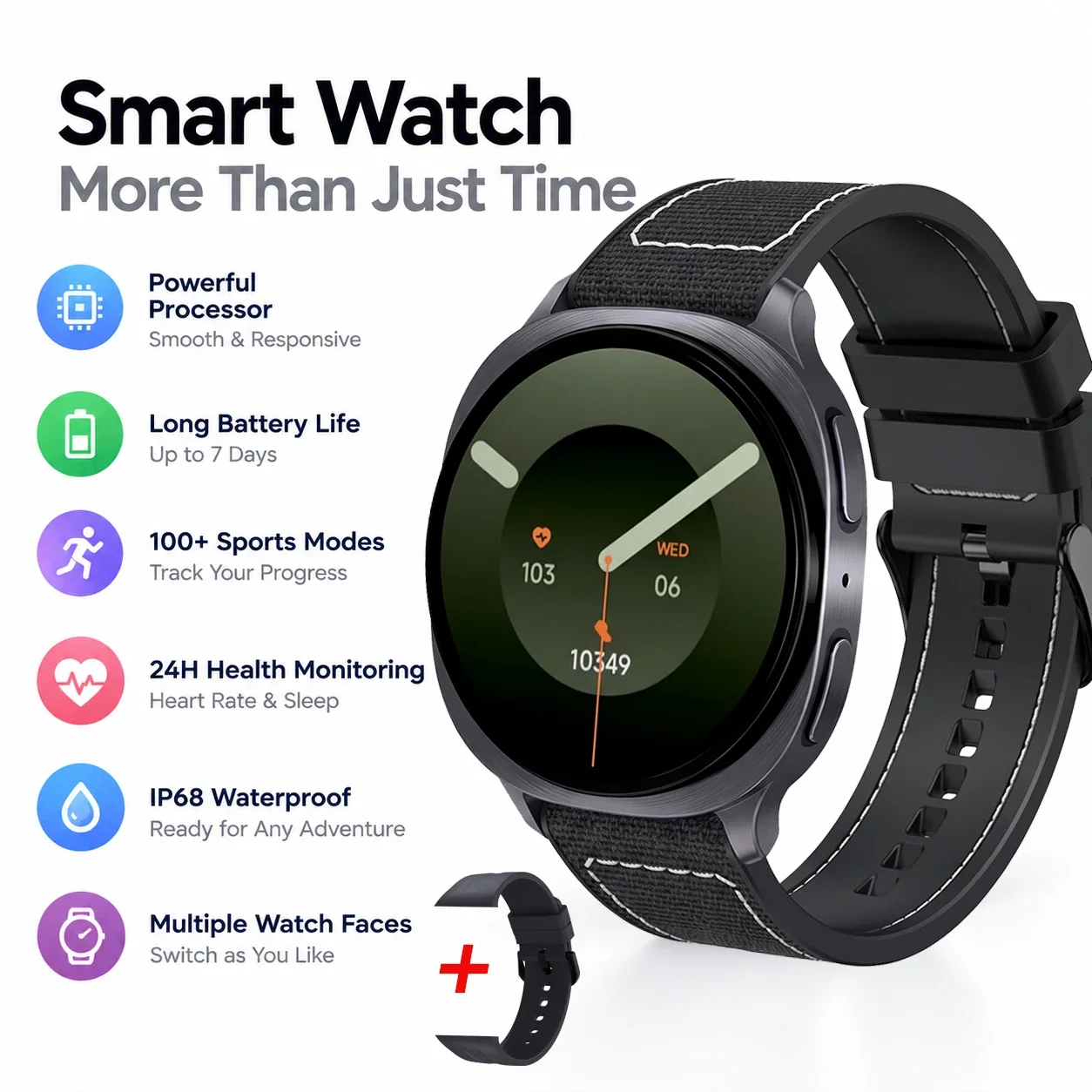 NEW Mini Smart Watch with Precision Sensors