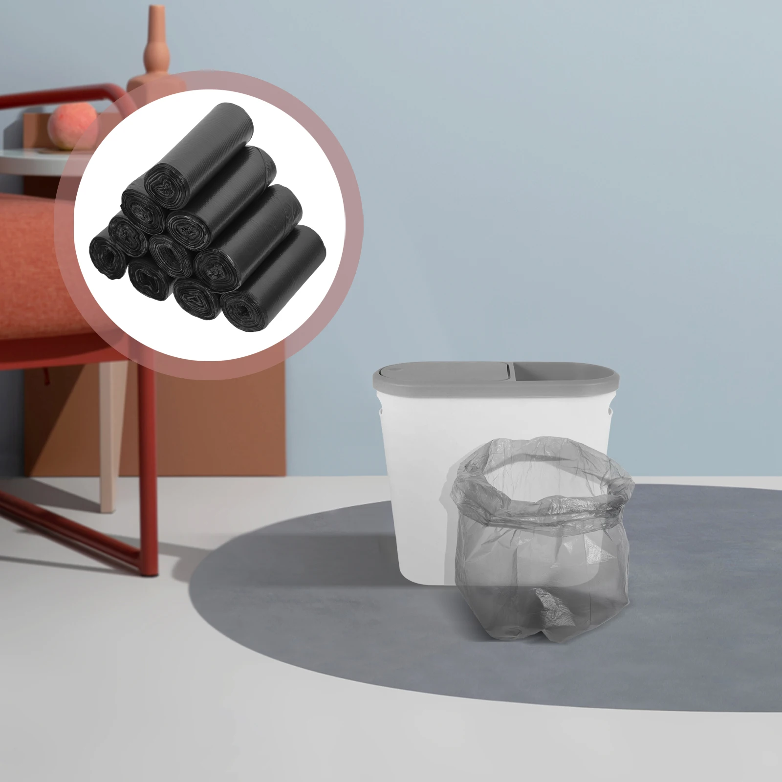 

Desktop Trash Can Bag Office Liners Garbage Bags Small Disposable Rubbish Plastic Funny Recyclable Bin