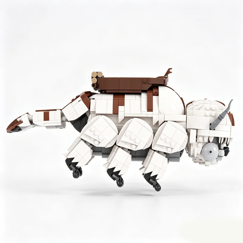 1650PCS Sky Bison Animal Character Model Custom Creative Building Blocks DIY Assembly Educational Children Toy Gift Collection