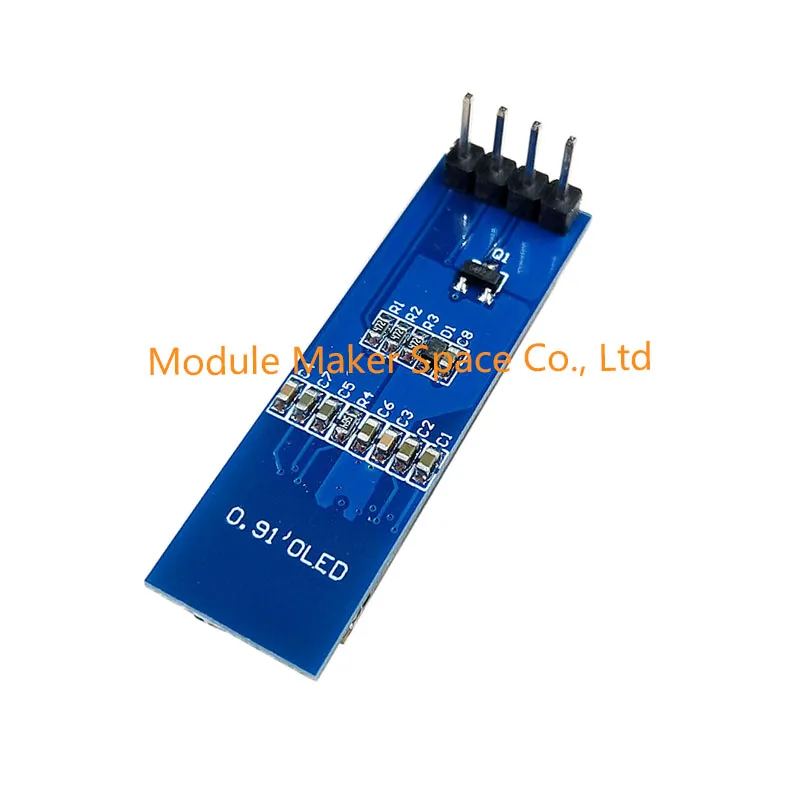 0.91' OLED Display Module 128*32 SSD1306 Vertical Screen - I2C 4-Pin Interface for Arduino/Embedded Systems for Lot Smart Home