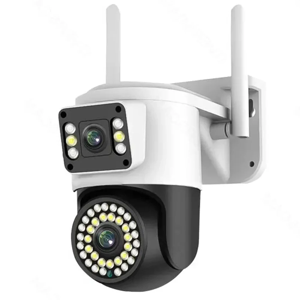 위시 WiFi PTZ IP 카메라 8MP 4K 야외 네트워크 카메라 AI 자동 추적 알람 4배 디지털 줌 H.265 CCTV 보안 미니 CCTV 카메라