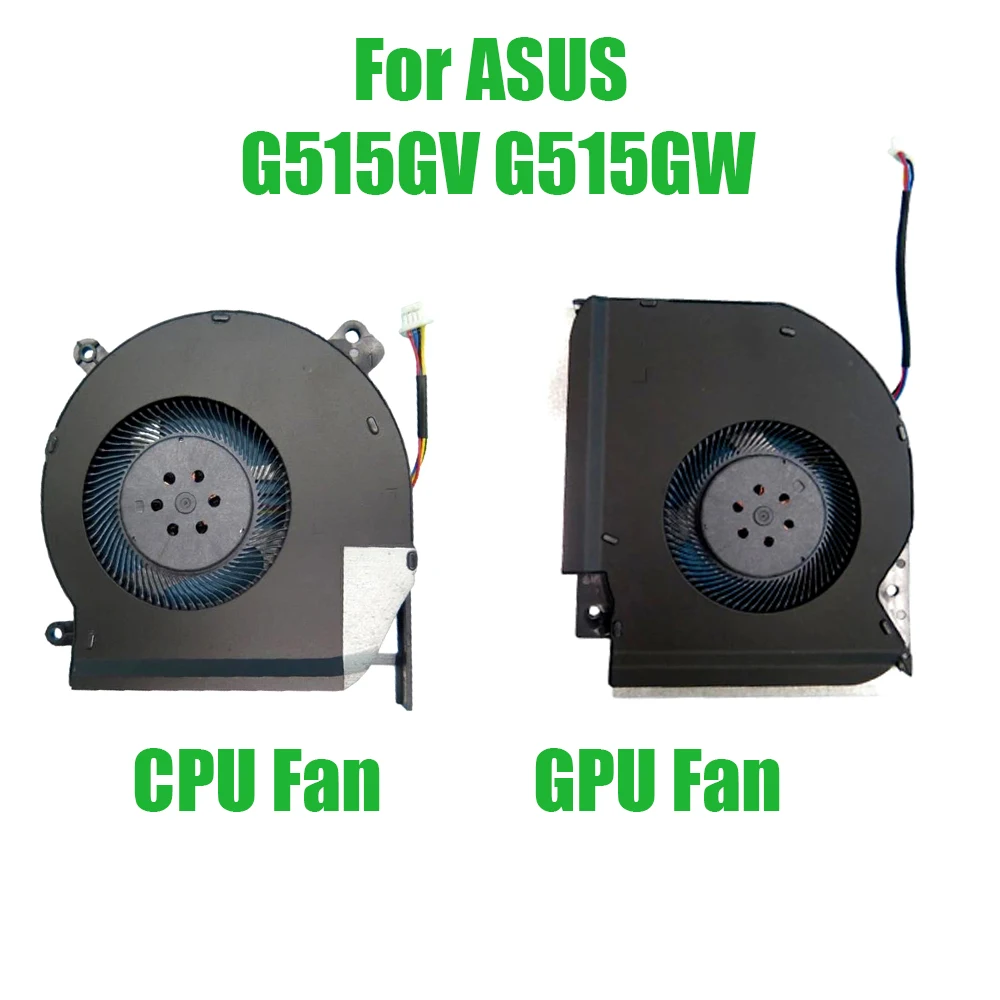 For ASUS G515GV G515GW DC12V 1A Replacement Laptop CPU GPU Fan