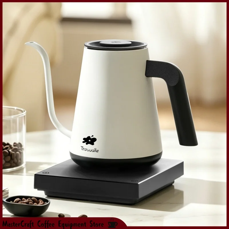 NEW Timemore Electric Gooseneck Pour Over Coffee Kettle Fish Pro X Temperature Control Black White Limited Edition Elysia Tan