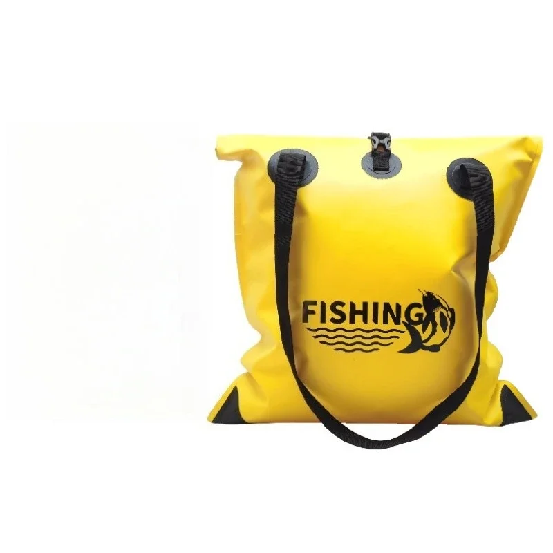 Outdoor Luya waterproof bag PVC material fishing travel leisure mountaineering fishing bag fish protection bag