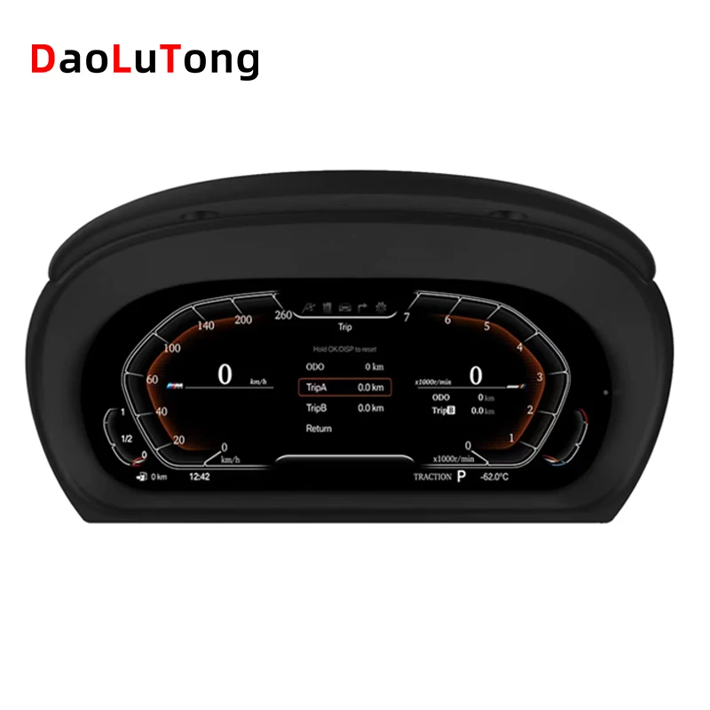 12 INCH screen  LCD Dashboard speedometer digital cluster for bmw X5 X6 E70 E71 5 series F10 F18 X3 F25  LCD instrument panel