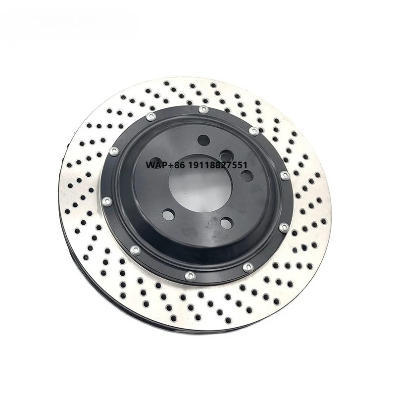 

KLAKLE 400 MM 356 MM 390 MM Custom Design 2 Piece Design Rotor Brake Disc for Gt R35 R33 R32 R34