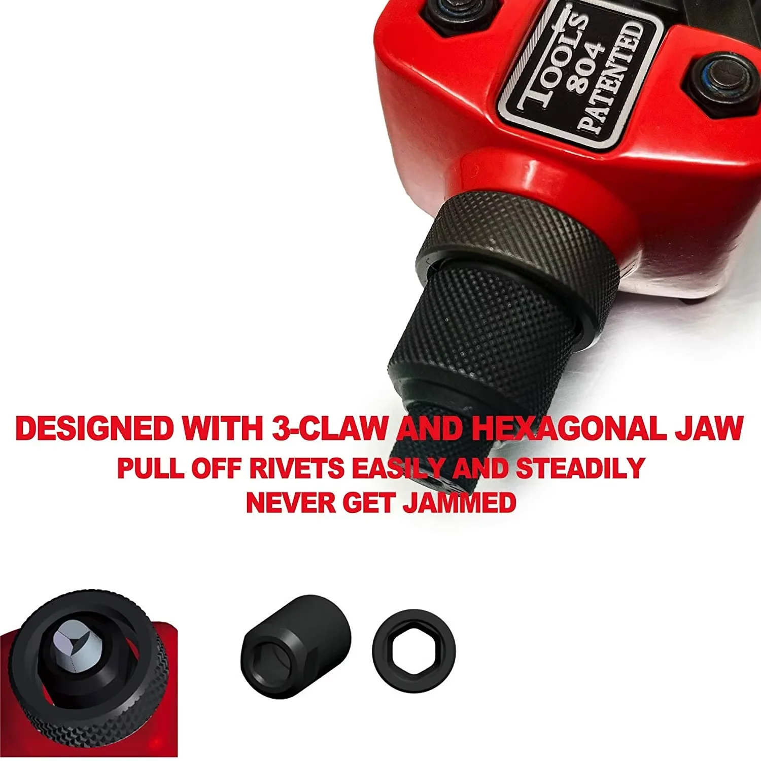 SUBAO BT804 เครื่องมือเครื่องใช้ในครัวเรือนคู่มือตาบอด Rivet NUT ปืนเล็บ Rivets Riveter Riveting TOOL สําหรับ 3.2 4.0 4.8 มม.