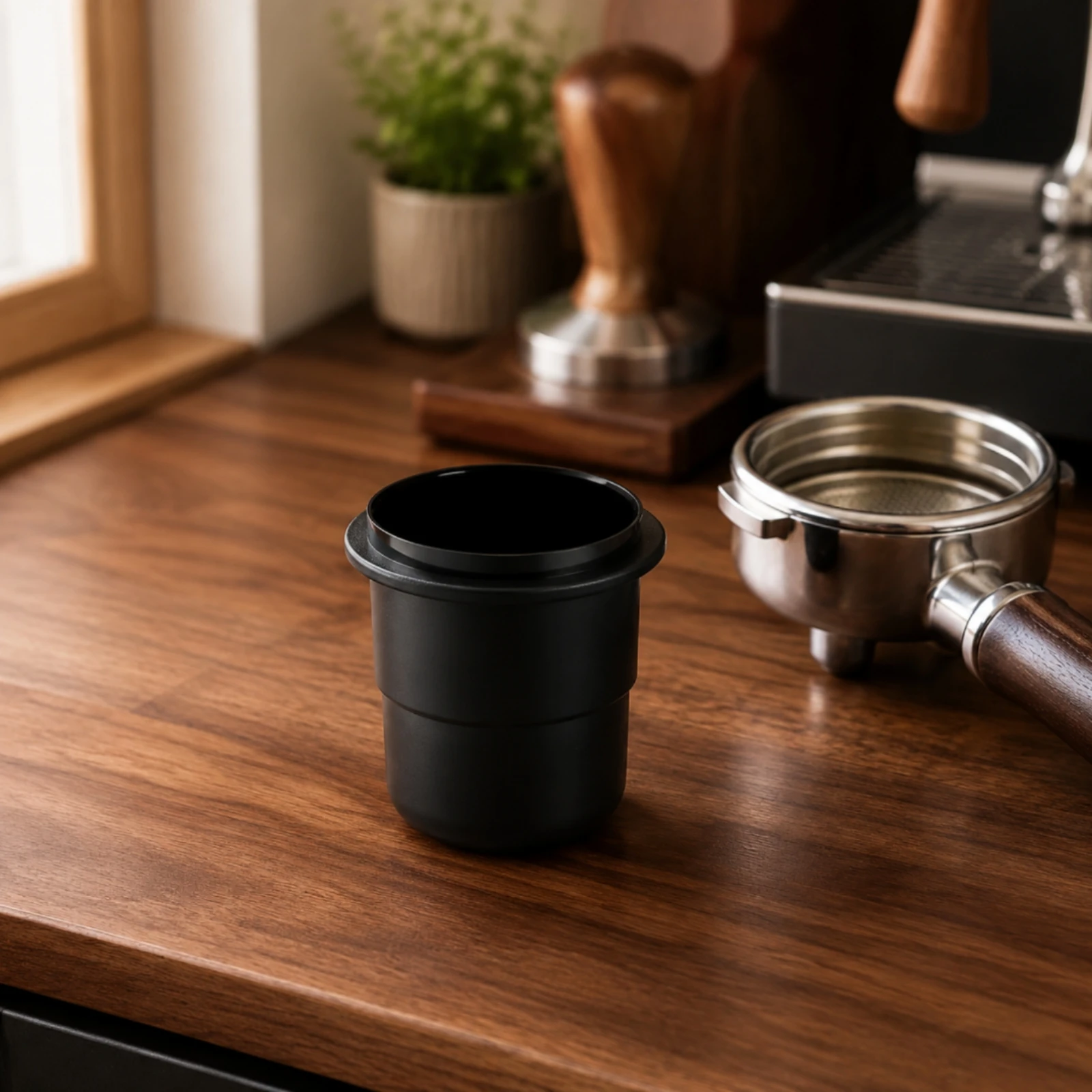 Coffee Accessory Lightweight 58mm Espresso Dosing Cup for Home Baristas, Café