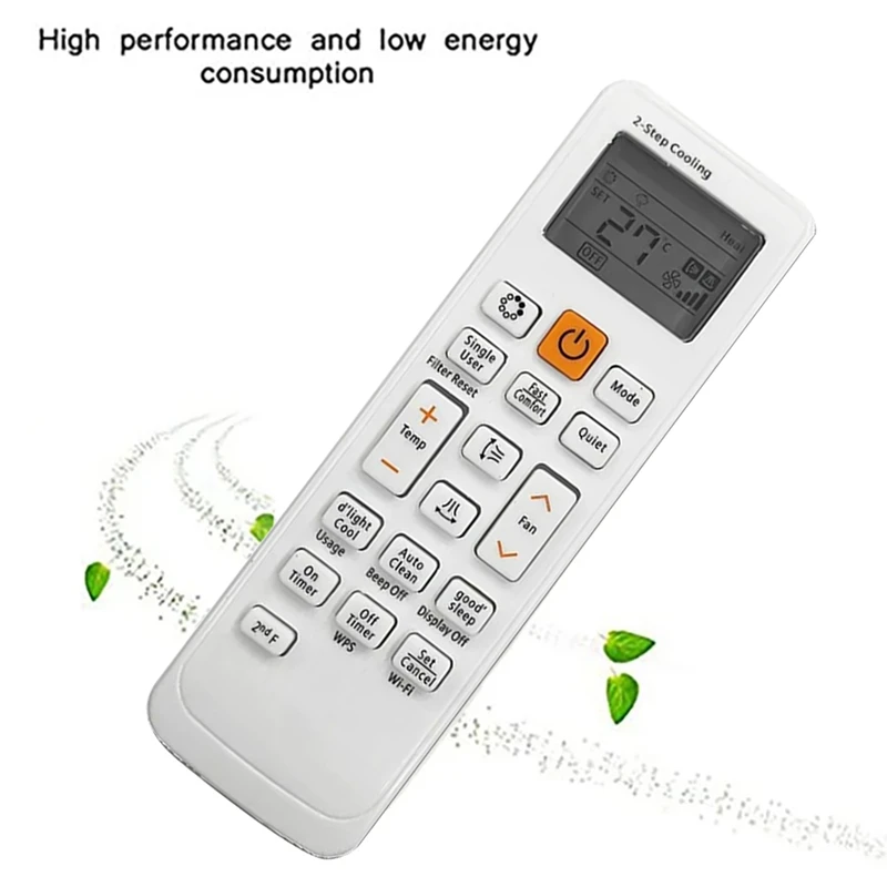 DB93-11489L Remote Control For Samsung Air Conditioner DB93-11115K DB93-14195F Remote Control Replacement