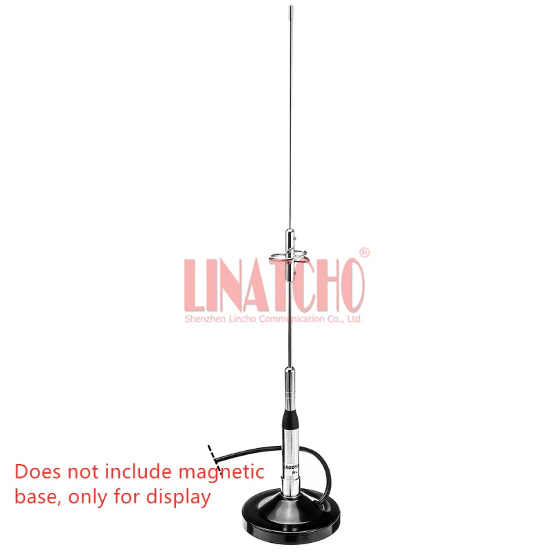 770S 43cm Dual Band 144 430 MHz VHF UHF Mobile Car Two Way Radio WalkieTalkie Short Antenna PL259