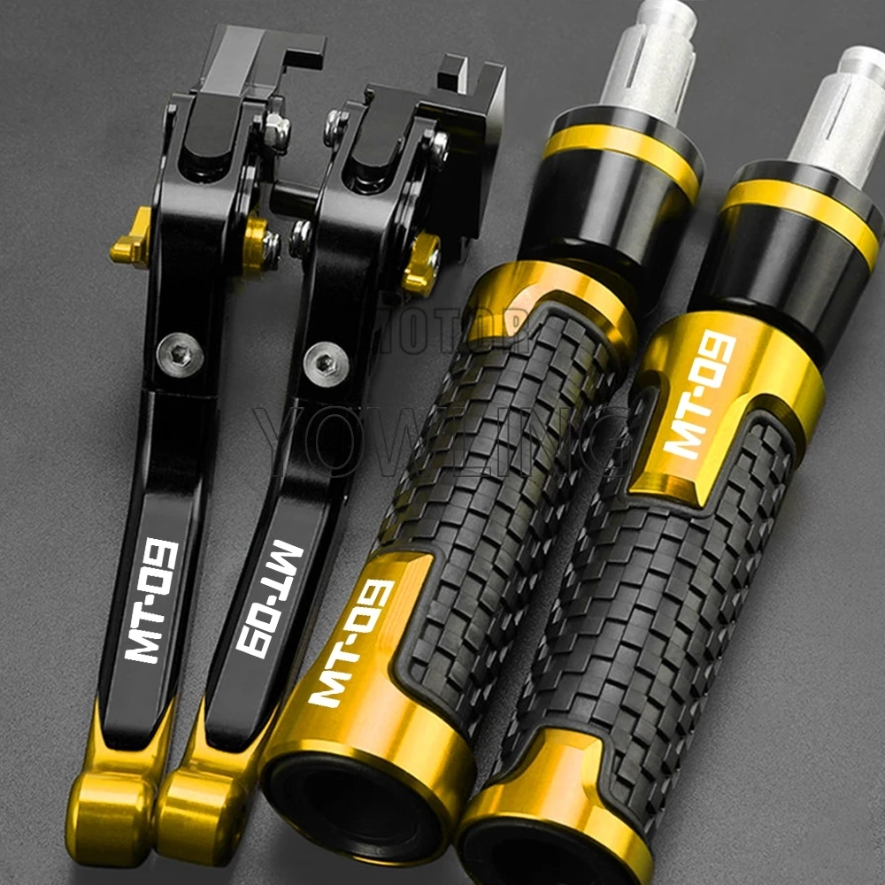 

For YAMAHA MT 09 MT-09 FZ09 FJ09 MT09 TRACER 2014 ~ 2020 Motorcycle brake clutch lever and Handle Bar ends Grip MT09TRACER GT