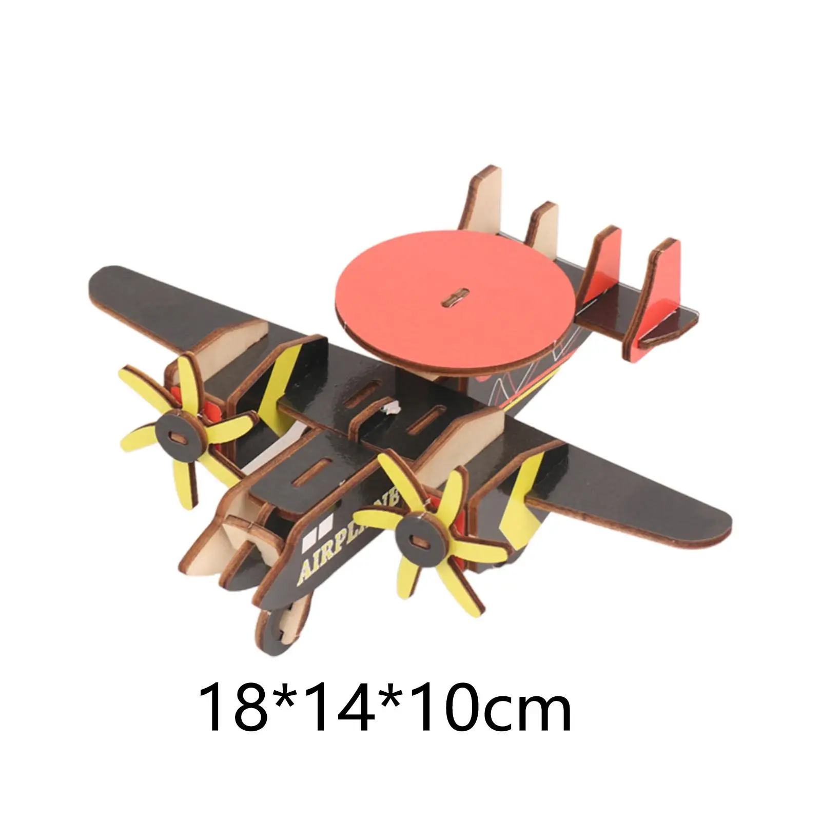 DIY 3D Holzpuzzle Flugzeug Modellbausatz Montage Flugzeug Modellbausatz für Erwachsene