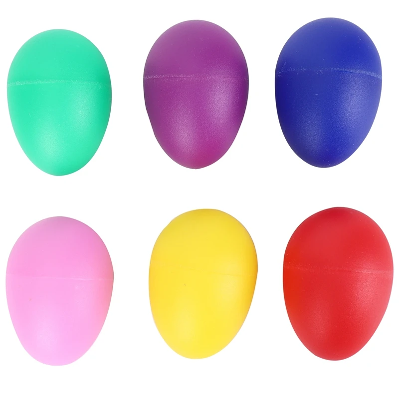 24 Pieces Egg Shaker Set Easter Eggs Maracas Eggs Musical Eggs Plastic Eggs For Easter Party Favours Party Supplies Musical Toys