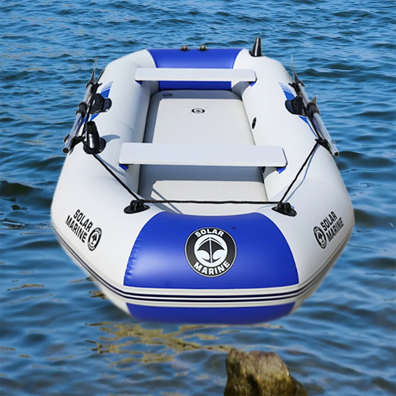 

Solar Marine B200-3 200 cm 2 m 6.6 ft Air Mat Deck Floor Inflatable 1-2 Person PVC Fishing Kayak Rowing Boat