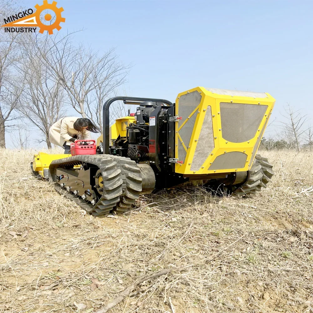 High Power Japan Engine Cordless Mower Land Reclamation Machine with Brush Cutter and Forestry Mulching