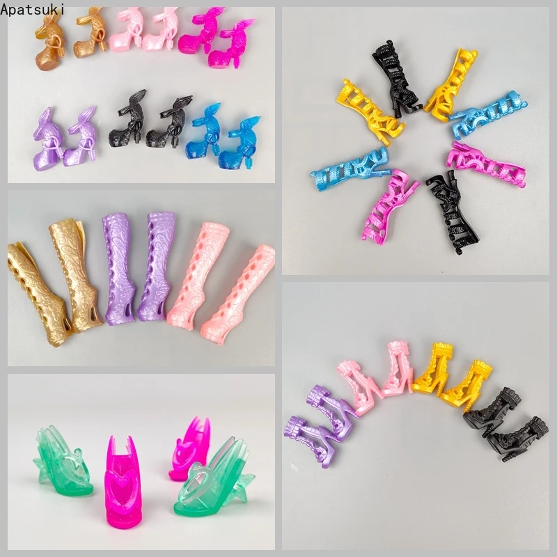 Zapatos de muñeca a la moda, sandalias para muñecas Monster High, botas de tacón alto, accesorios para muñecas Demon Monster 1/6, Juguetes DIY