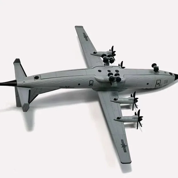 Die-cast 1:200 Scale Y-9 Anti-submarine Aircraft Simulation Static Alloy Aircraft Model Aviation Enthusiasts Collection