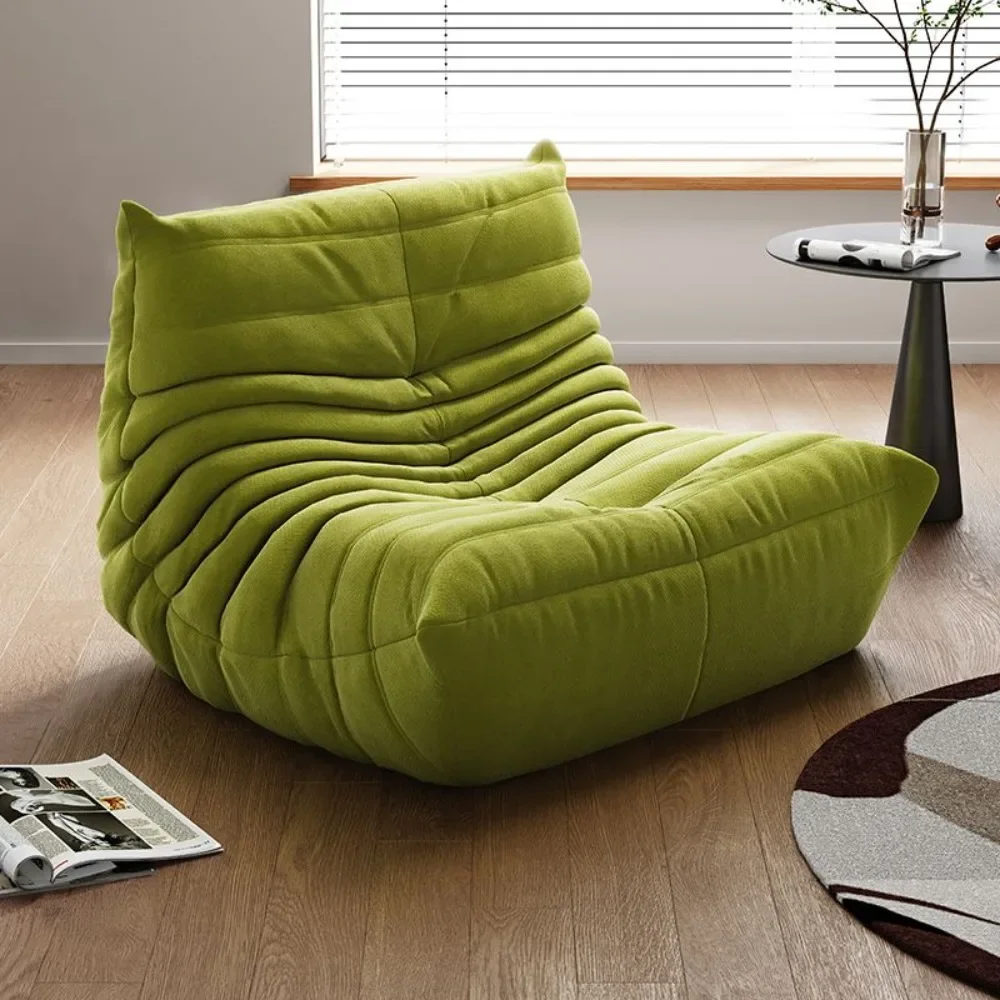 

Caterpillar lazy sofa living room leisure balcony tatami recliner single sofa bedroom Internet celebrity leisure chair