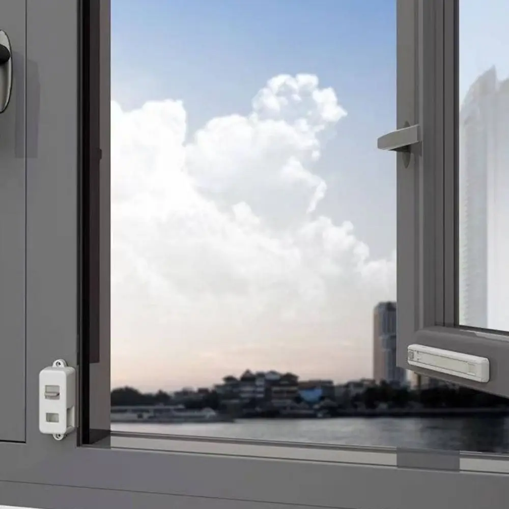 قفل بلاستيكي لحماية الطفل بدون ثقب، تثبيت قوي، محدد نافذة الباب، تصميم للجنسين، سدادة نافذة مضادة للسرقة للمنزل #2
