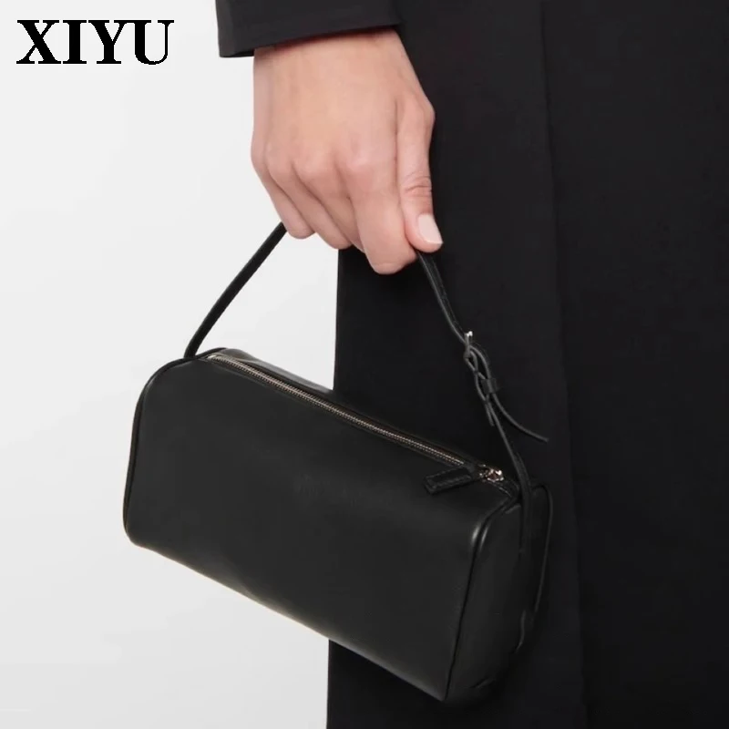 

XIYU сумка-держатель для ручек, повседневная мини-сумка из воловьей кожи в стиле ретро, темпераментная модная осенне-зимняя портативная сумка на одно плечо для подмышек
