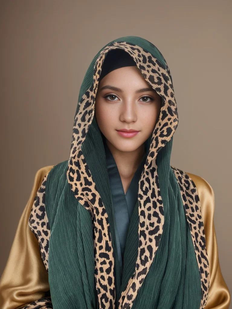 New Pleated Cotton Scarf Leopard Print Hijab Islamic Solid Headscarf Crinkle Hijab Foulard Femme Musulman Wrap