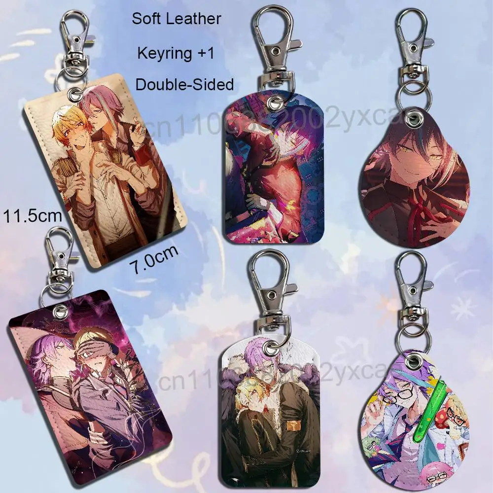 genius Rui Kamishiro RuiKasa Tsukasa Card Holder With Keychain Executive Protection For Bank Credit Subway Bus Case