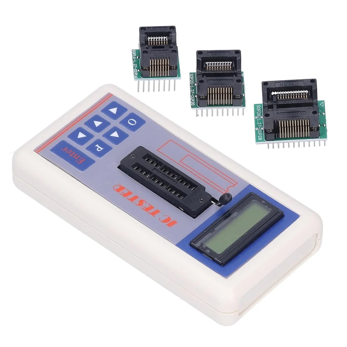 A06K TSH‐06F جهاز اختبار الدائرة المتكاملة IC الترانزستور متر مع أوضاع تلقائية 5 فولت 3.3 فولت لمهندسي الإلكترونيات الدقيقة