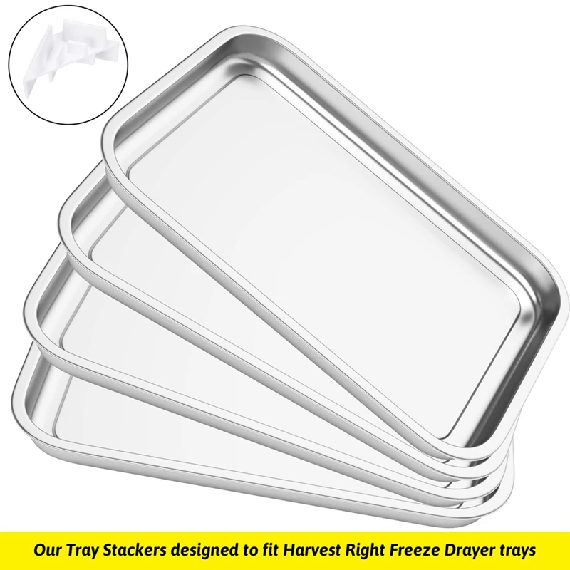 12PCS Tray Stackers For Freeze Dryer Trays Freeze Dryer Spare Parts Compatible With Harvest Right Trays