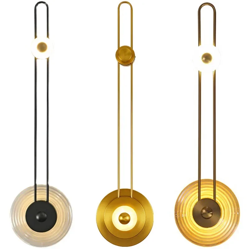 

Modern Luxury Jade Wall Lamp Simple Metal Long Pole Creative Living Room Background Led Bedside
