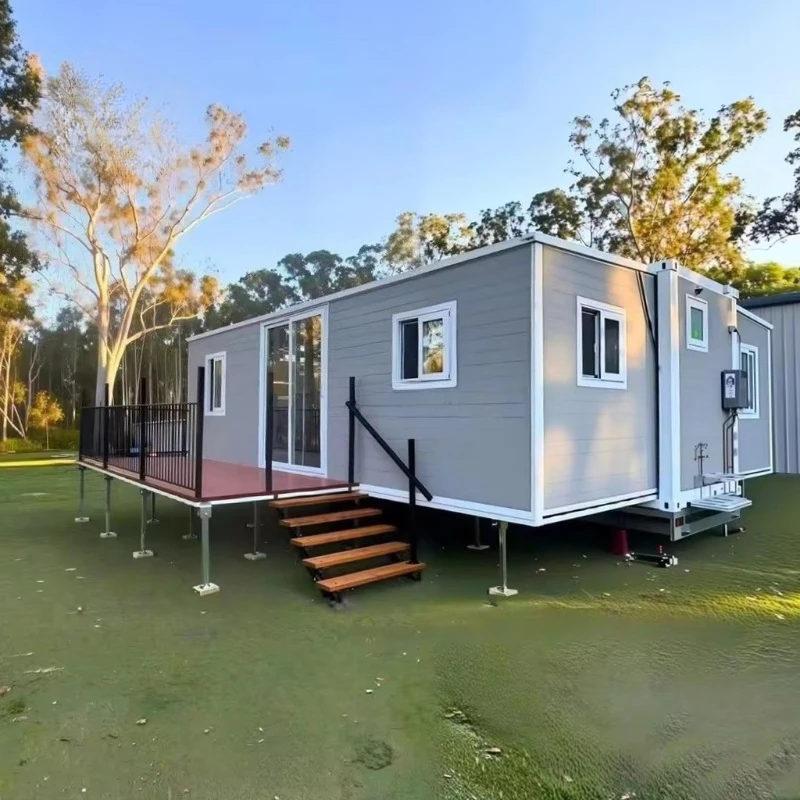 40ft Container House Prefabricated with 1-4 Bedrooms Bathroom Kitchen Foldable Modular Also 20ft Expandable