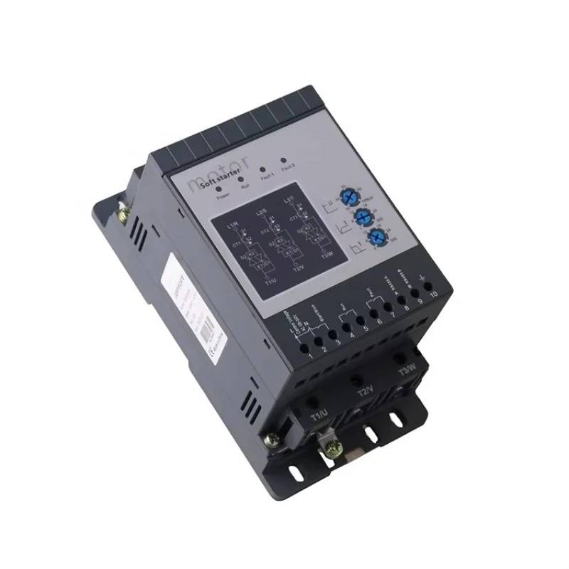 

SSR Series 3.7kw 220V 50Hz Single Phase AC Motor Soft Starter Compact Design with Bypass Contactor Soft Start Controller