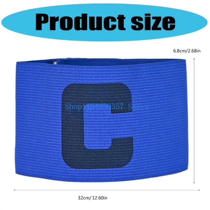 5asd 8 قطع من أربطة ذراع كابتن رياضية خارجية للجنسين، سوار ذراع مرن لكرة القدم قابل للتعديل