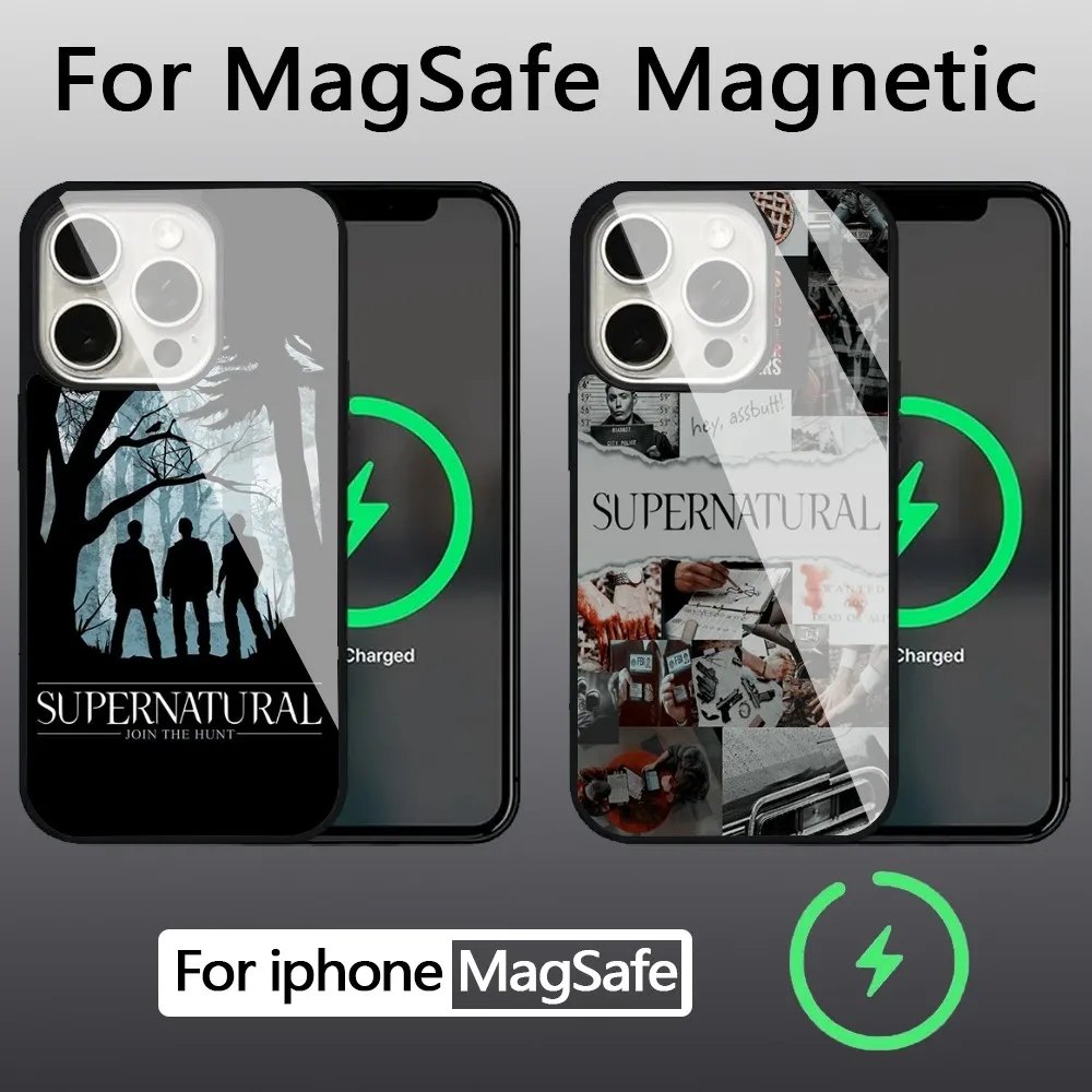 

Supernatural Phone Case For IPhone 15 14 13 Pro Max 11 12 Mini Alex Mirror For Magsafe Wireless Charging Cover