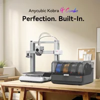 ANYCUBIC Kobra 4/Kobra 4 Combo FDM MultiColor Print in 1 to 8 Color 3D Printer With Max 600mm/s Printing Speed 1