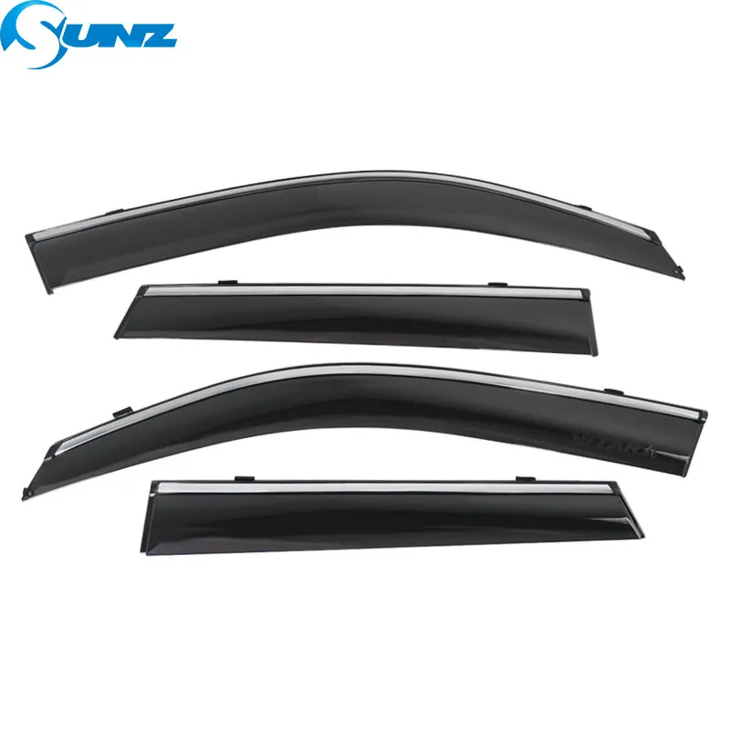 Window Visor For Suzuki Vitara 2015 2016 2017 2018 2019 2020 2021 Wind Shields Sun Rain Guards Side Wind Deflector Car Stylings