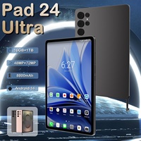 2025 New original Tablet computer Pad 24Ultra Snapdragon 8gen3 13-inch  Android 13.0 Dual 5G Network  Bluetooth WiFi  16GB+1TB