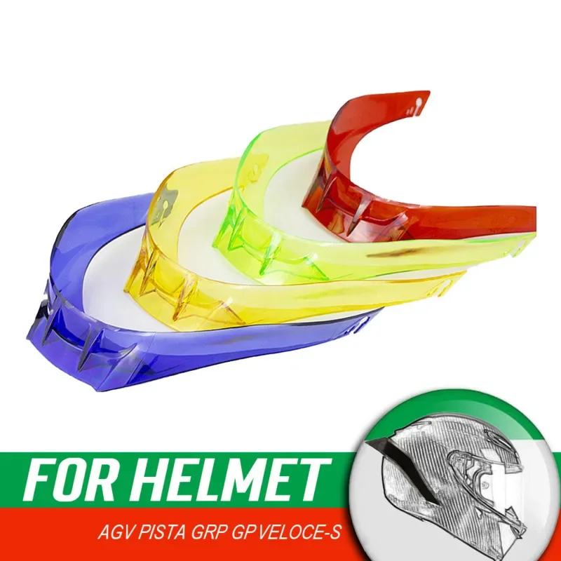 Spoiler transparente para AGV, Pista, GPR, Corsa R,PISTA GP, modelo DGL, acessórios para capacete, vermelho, verde, azul, cinza