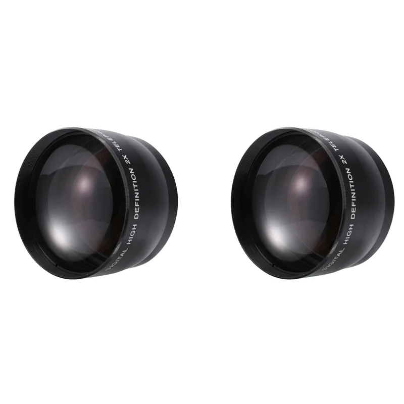 Профессиональный телеобъектив 58 мм 2,0X для Canon 5D/6D/60D/350D/350D/350D/450D/500D/1000D/550D/600D 18-55MM-ABJU