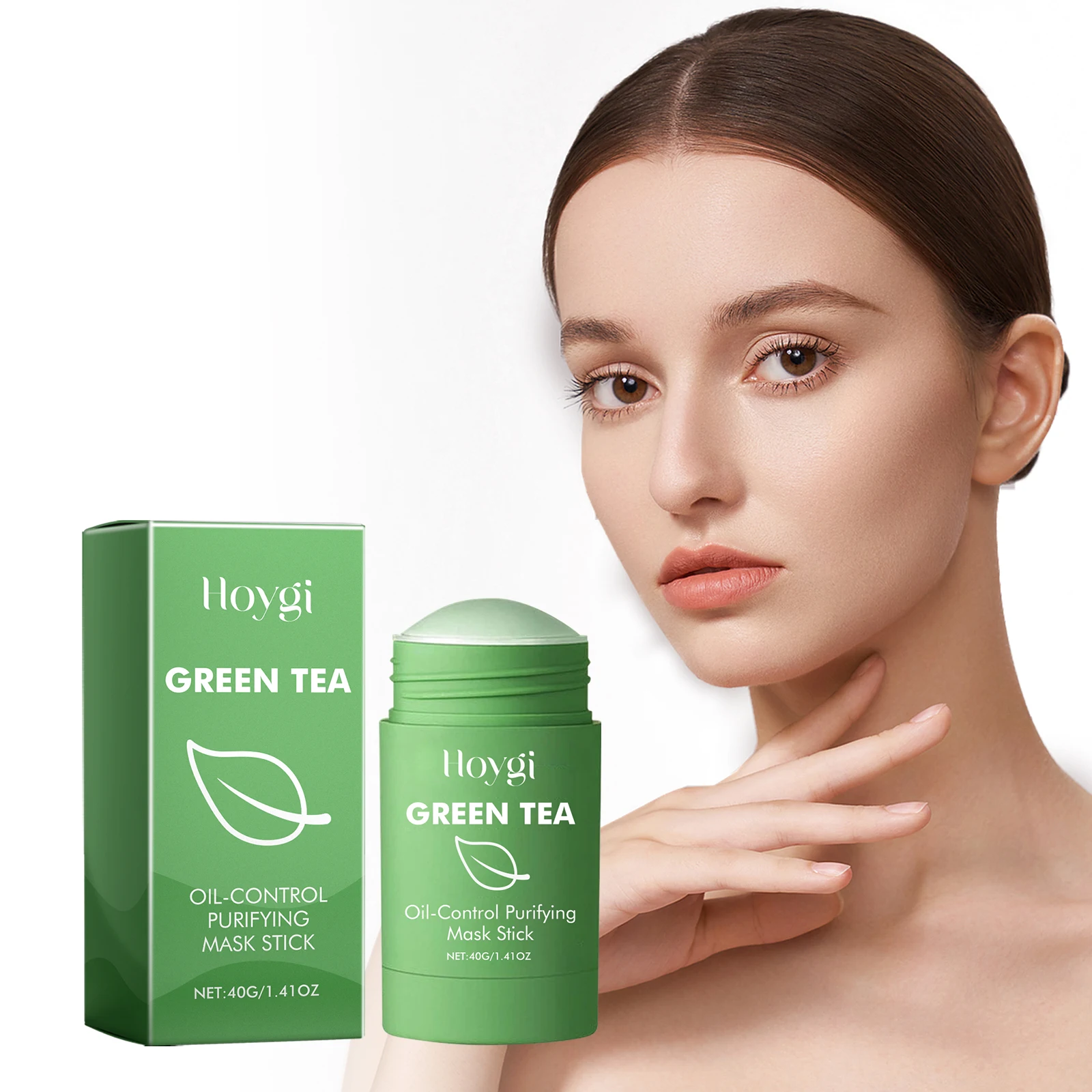 

Green Tea Cleansing Mask Pores Purifying Remove Blackheads Oil Control Acne Treatment Blemish Mark Whitening Moisturizing Mask