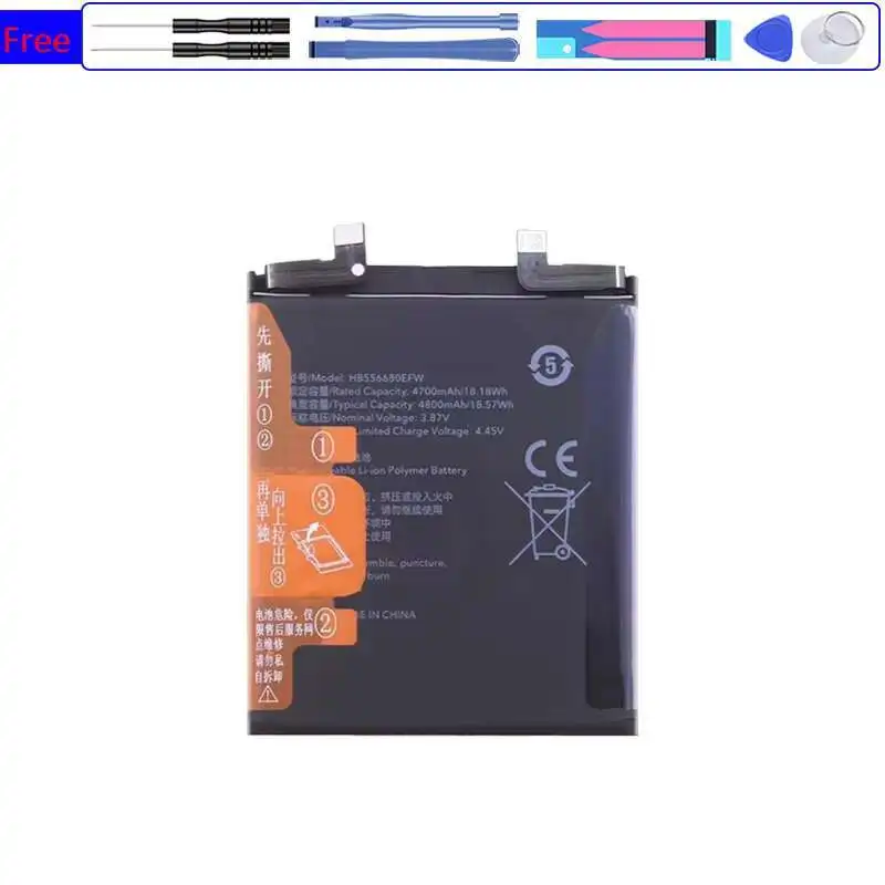 

For Huawei Honor Magic 4 magic4 Long Lasting Lightweight HB556680EFW Mobile Phone Battery 4800mAh