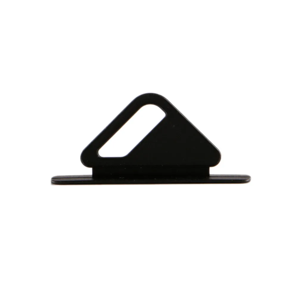 Molded Tiangle Shaped Hang Tab, Box Package Slot Hole Insert Hanger Single Prong Hook Plastic Hanging Tabs Header Display